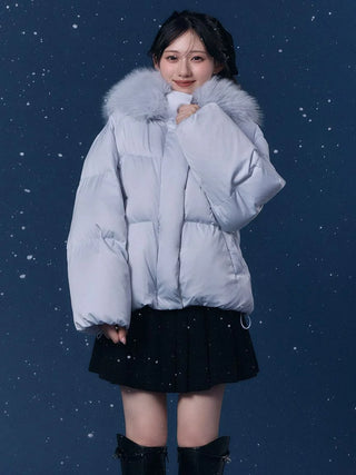 Nishikawa Hooded Fur Mid-Down