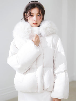 Nishikawa Hooded Fur Mid-Down