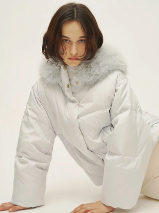 Nishikawa Hooded Fur Mid-Down