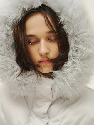 Nishikawa Hooded Fur Mid-Down