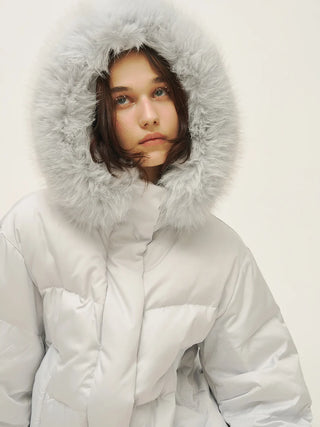 Nishikawa Hooded Fur Mid-Down