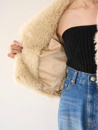 Eco Fur Short Jacket