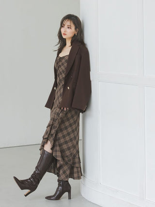 Sustainable Metal Button Tailored Jacket