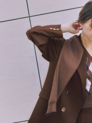 Sustainable Metal Button Tailored Jacket