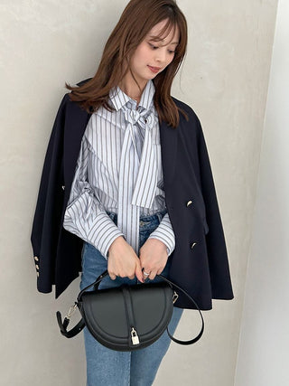 Sustainable Metal Button Tailored Jacket