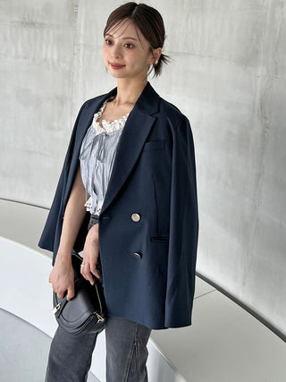 Sustainable Metal Button Tailored Jacket