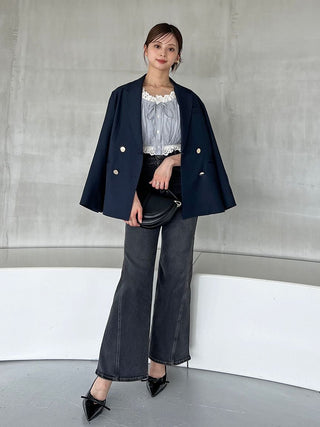 Sustainable Metal Button Tailored Jacket