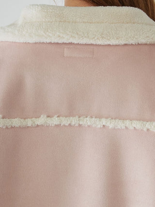 Gold Button Boa Jacket