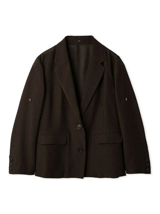 Sheer Single-Breasted Tailored Blazer