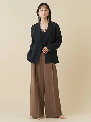 Sheer Single-Breasted Tailored Blazer