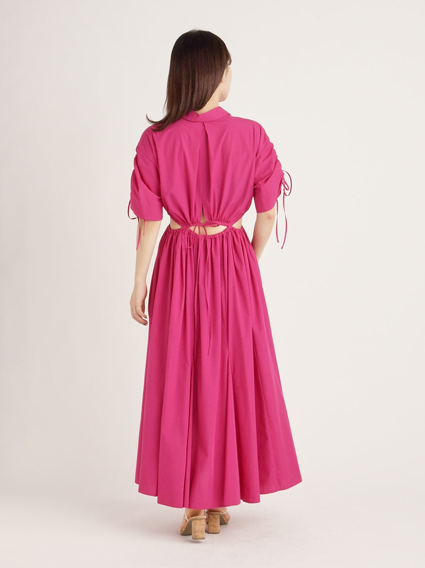 maxi shirt dress with slits ASOS DESIGN maxi shirt dress with high double slit in white