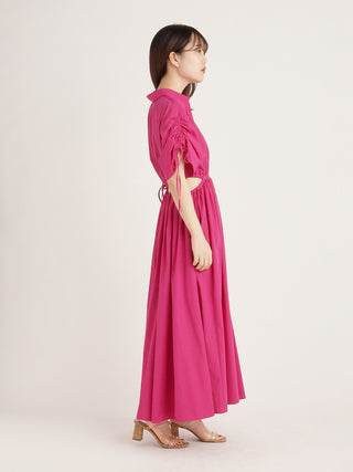 maxi dress shirt with slits Button Down Maxi Linen Shirt Dress With Side Slits, Oversized White Long Dress, Flowy Loose Summer Tunic Dress,semi-formal Linen Comfy Dress
