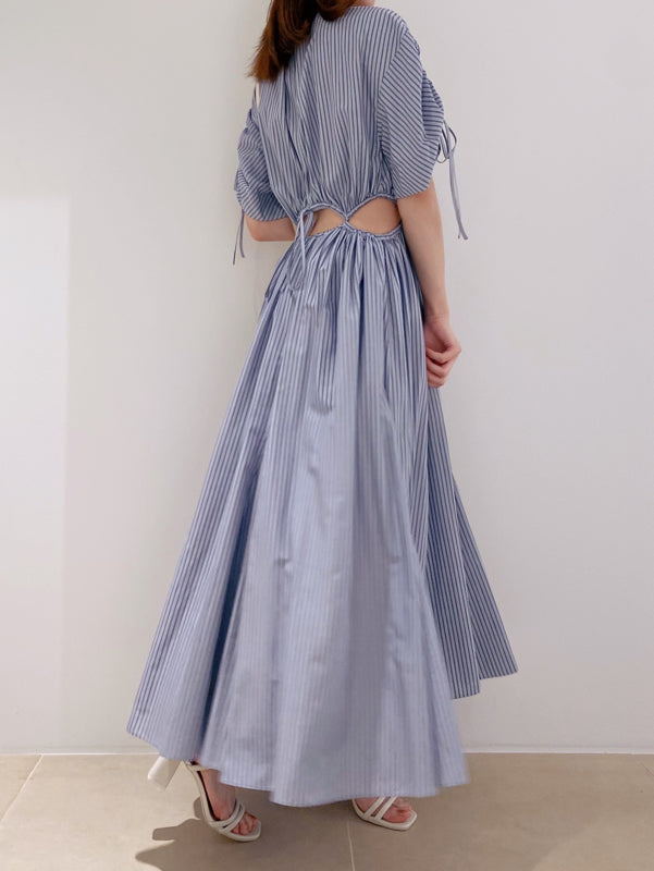 maxi shirt dress with slits on both sides Tribal Shirt Dress w/ Long SLIT & Waist Pleats