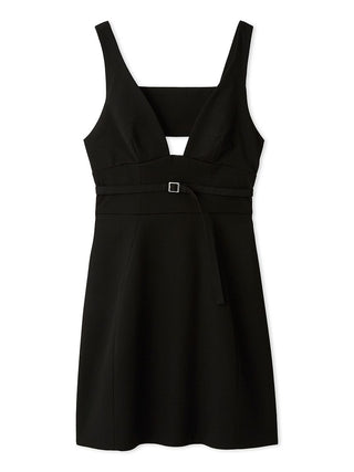 Designer Mini Dress in Black, Luxury Women's Dresses at SNIDEL USA