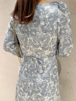 Jacquard Print Dress