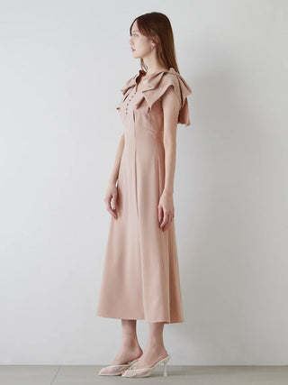 Ribbon Shoulder Dress