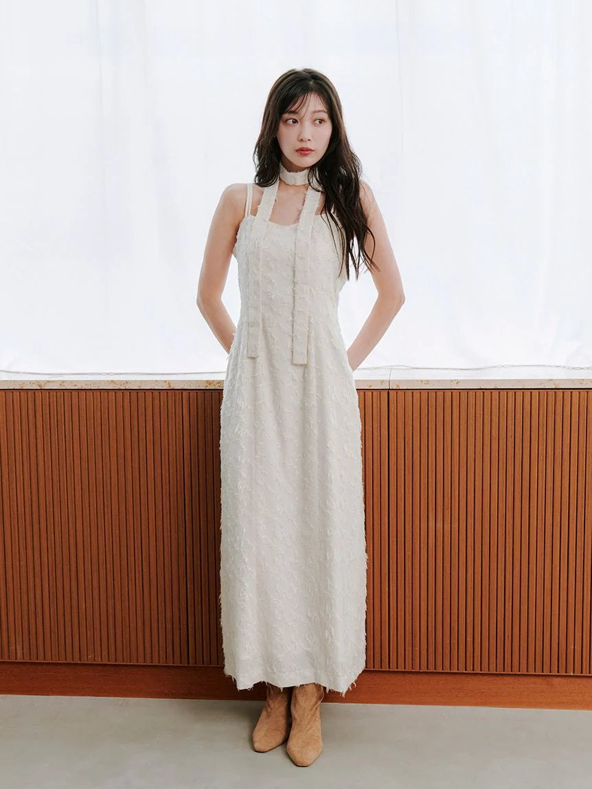 Feather Jacquard Camisole Dress – SNIDEL Feather Jacquard Camisole Dress – SNIDEL