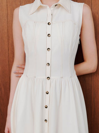 Sustainable Corset Detail Shirt Dress