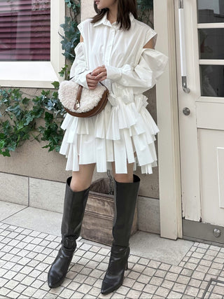 Ribbon Shirt Dress