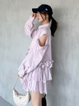 Ribbon Shirt Dress