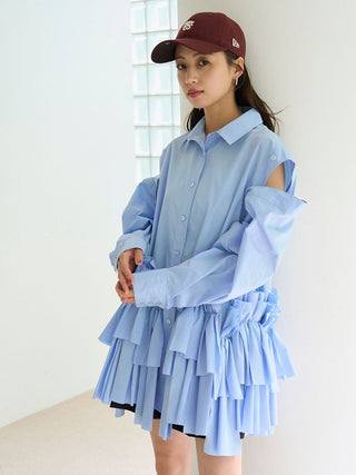 Ribbon Shirt Dress
