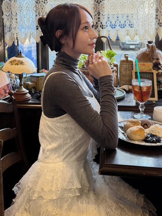 Ruffled Camisole Mini Dress