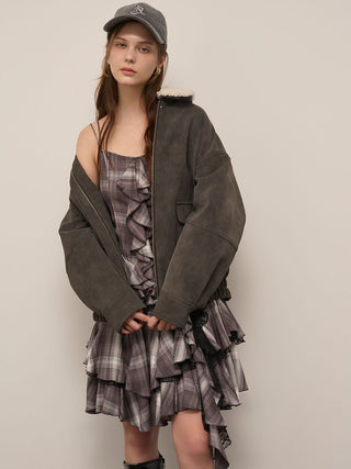 Ruffled Camisole Mini Dress