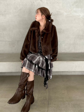 Ruffled Camisole Mini Dress