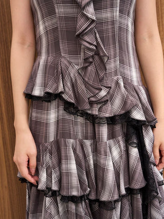 Ruffled Camisole Mini Dress