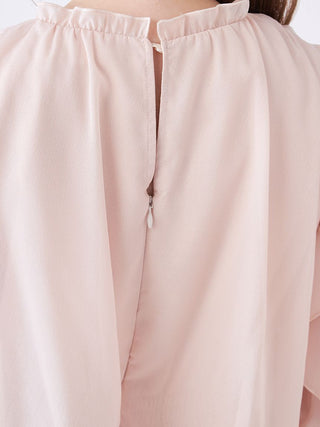 Blouse layered frill dress