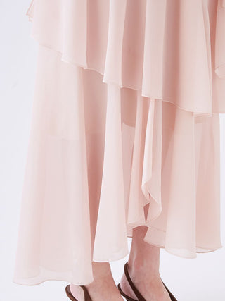 Blouse layered frill dress