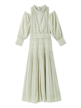 Cold Shoulder Long Dress