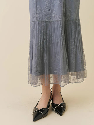 Lace Cape Set Mermaid Dress