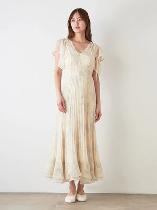 【Chacott】Flower Lace Dress