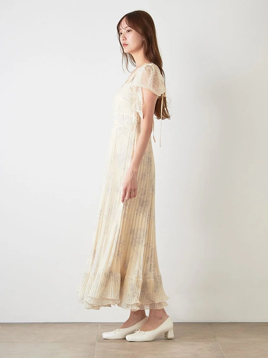 【Chacott】Flower Lace Dress
