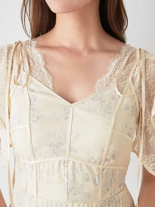【Chacott】Flower Lace Dress