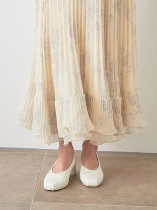 【Chacott】Flower Lace Dress