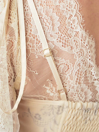 【Chacott】Flower Lace Dress