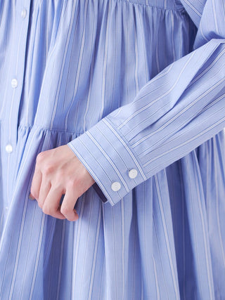 Tiered Mini Shirt Dress