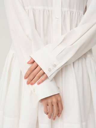 Tiered Mini Shirt Dress