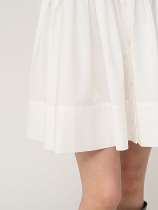 Tiered Mini Shirt Dress