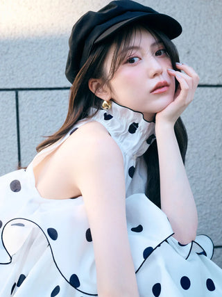 Volume Airy Mini Dress