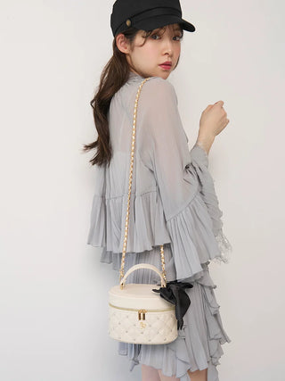 Lace Trim Chiffon Set-Up