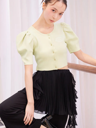 Lace Trim Chiffon Set-Up