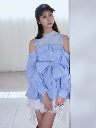 Lace Trim Chiffon Set-Up