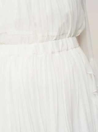 Lace Trim Chiffon Set-Up