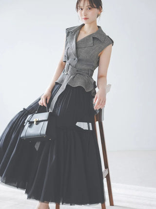 Trench Tulle Set Dress