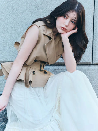 Trench Tulle Set Dress