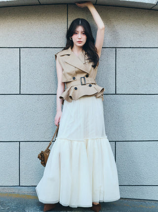 Trench Tulle Set Dress