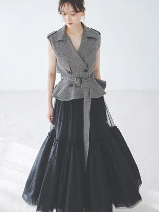 Trench Tulle Set Dress